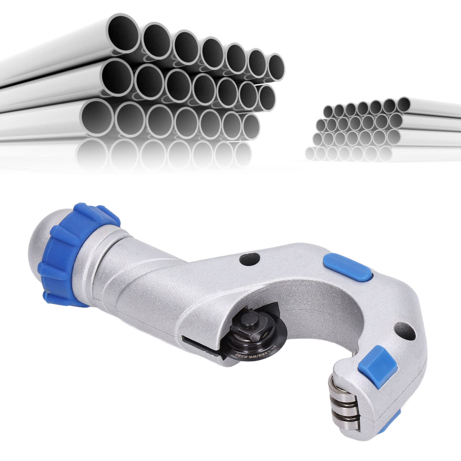 Tagliatubi Per Tubi In Rame, Acciaio E PVC - Set Con Sbavatore, Diametro 5-50mm, Per Idraulica E Fai Da Te - Foto 3