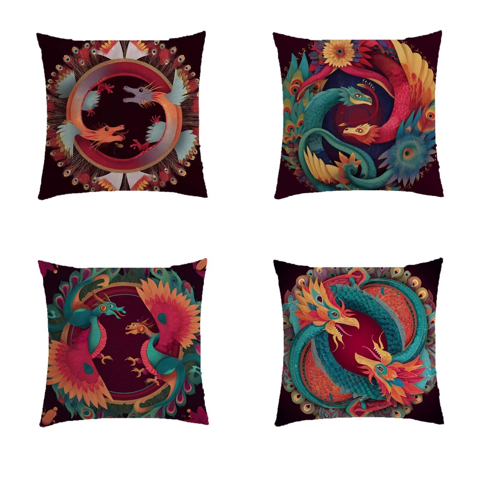Housse de coussin 45x45cm imperméable pour embellir votre salon de jardin et vos bancs d'extérieur