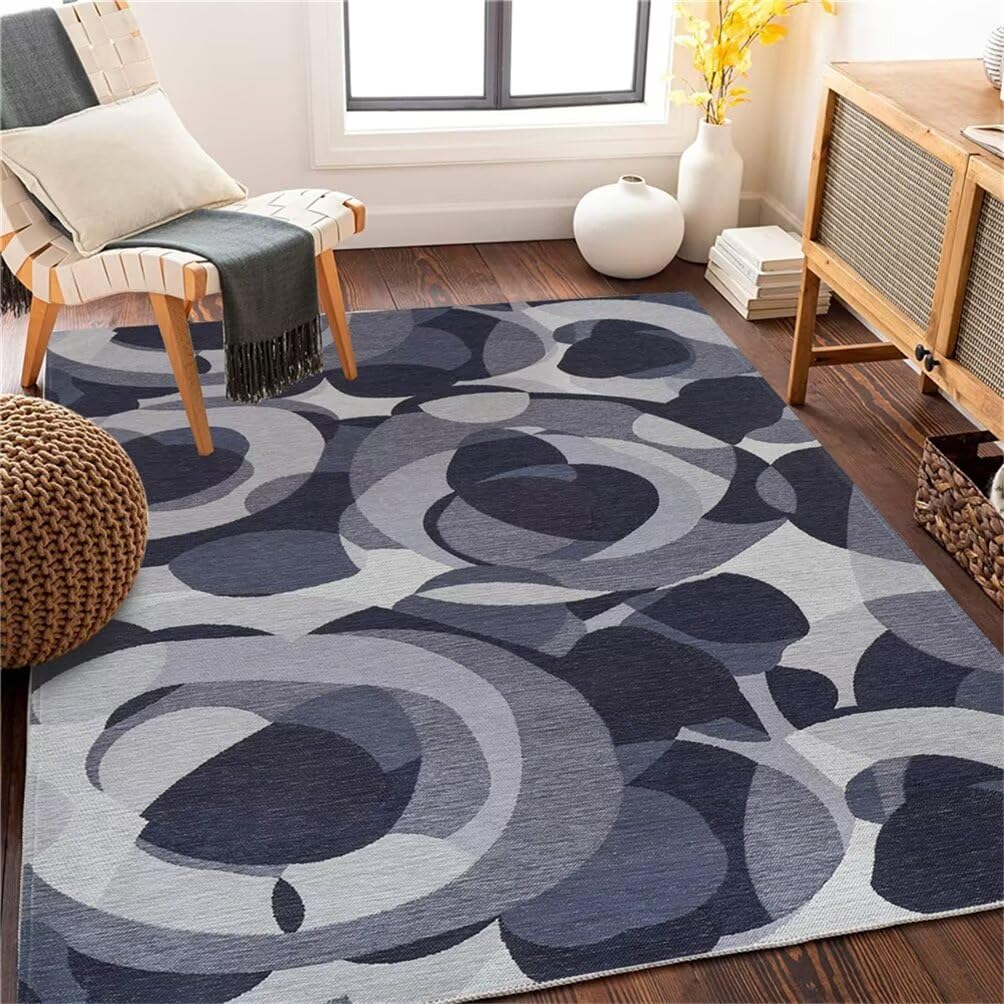 Tapis de chambre fille bleu idéal pour créer un coin lecture ado