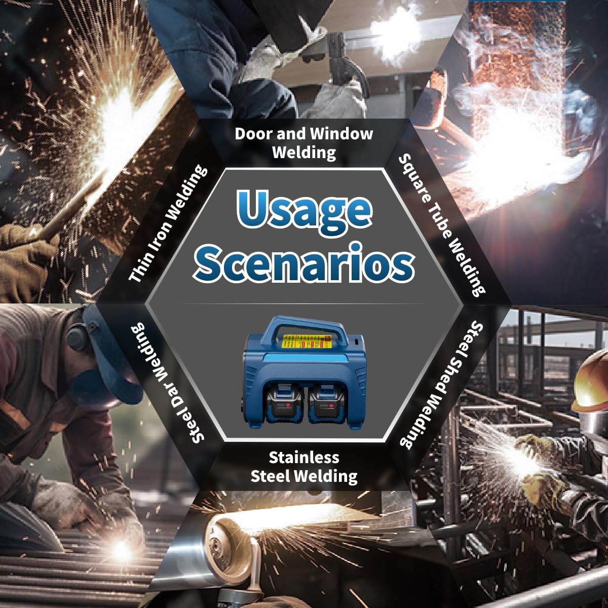 Saldatrice Professionale per Batterie al Litio con Grande capacità da 12000 mAh, Saldatura Efficiente E Sicura, Protezione da Surriscaldamento E Cortocircuito, Leggera E Portatile
