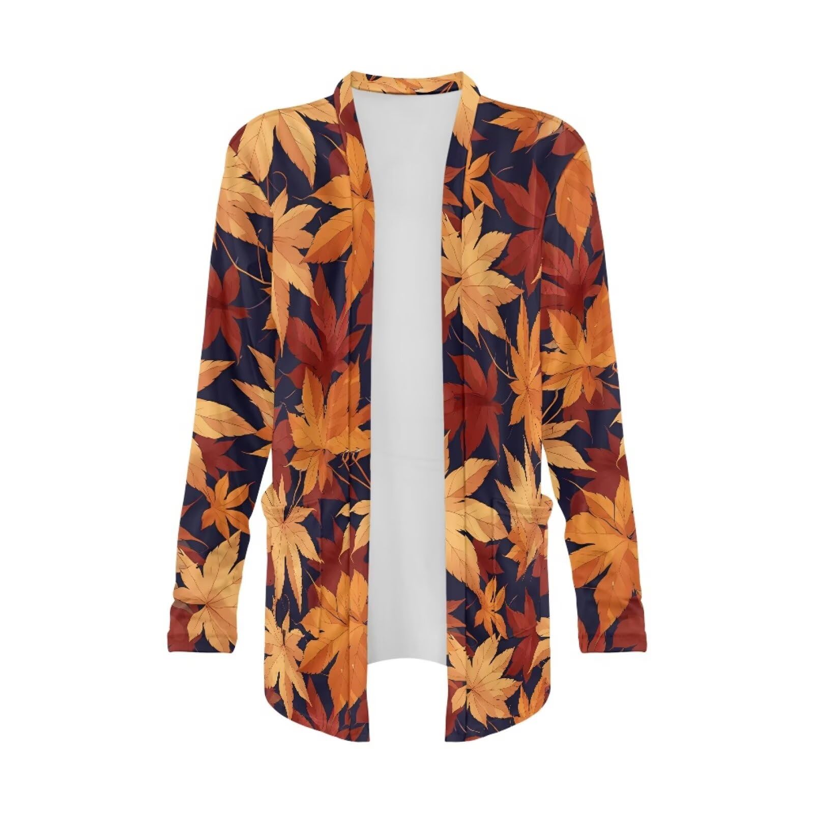 Womens Lightweight Cardigans with Pockets Trendy Long Sleeve Open Front Cardigan Casual Tops Jackets Fall Oufits S-2XL