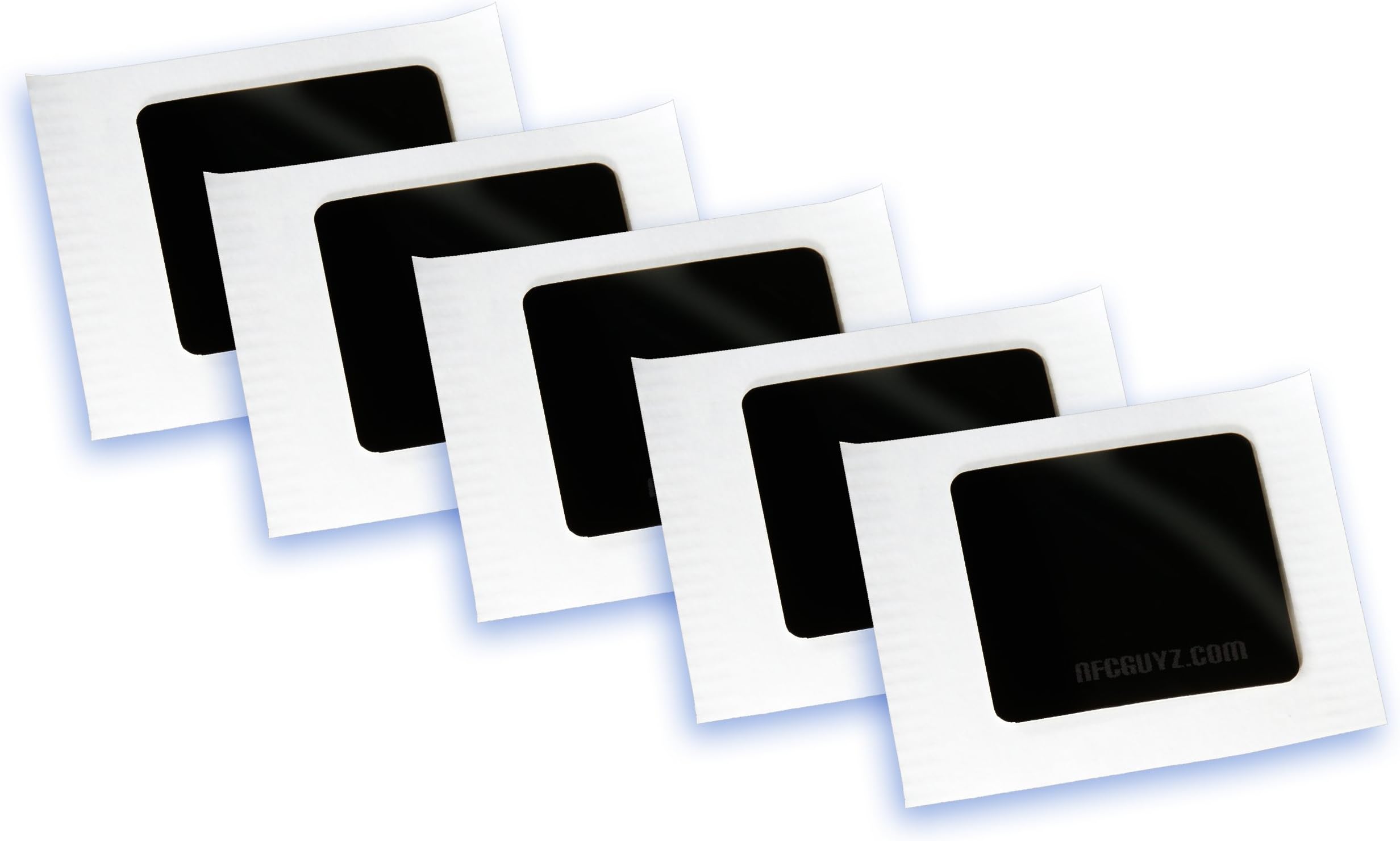 5 Black NTAG203 NFC Tags from NFCGuyz…