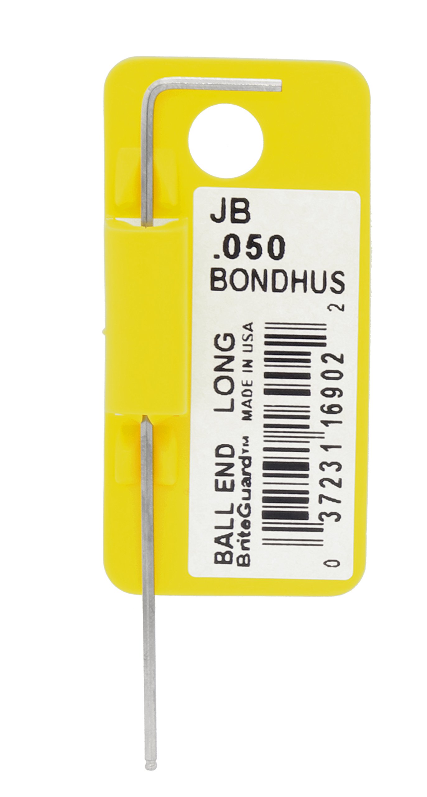 Bondhus, BL0.050B BRITEGUARD BALLEND HEX Key, 0.050", 16902