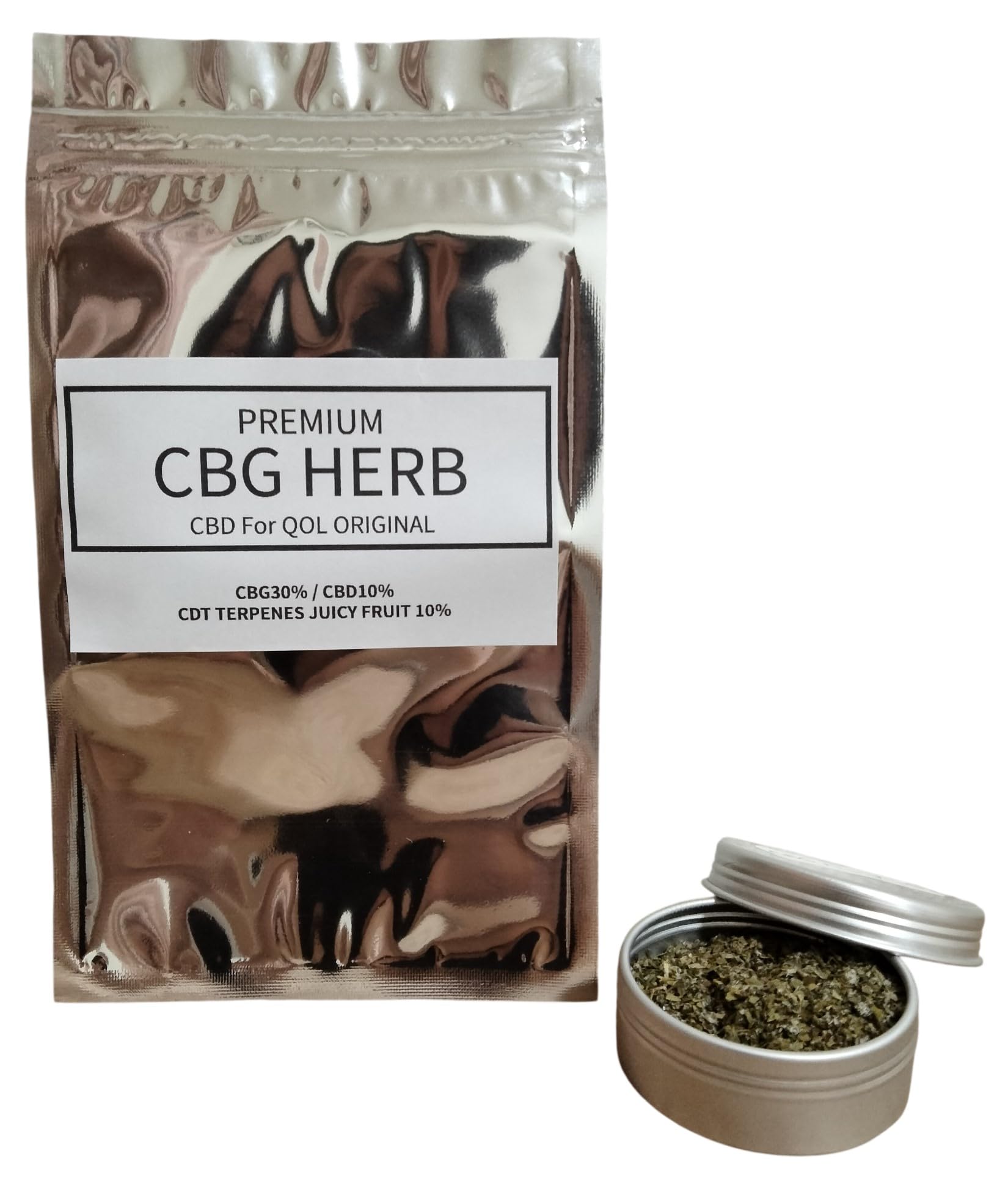 Amazon | CBD For QOL【3グラム】CBGハーブ CBG30％/CBD10％/CDT