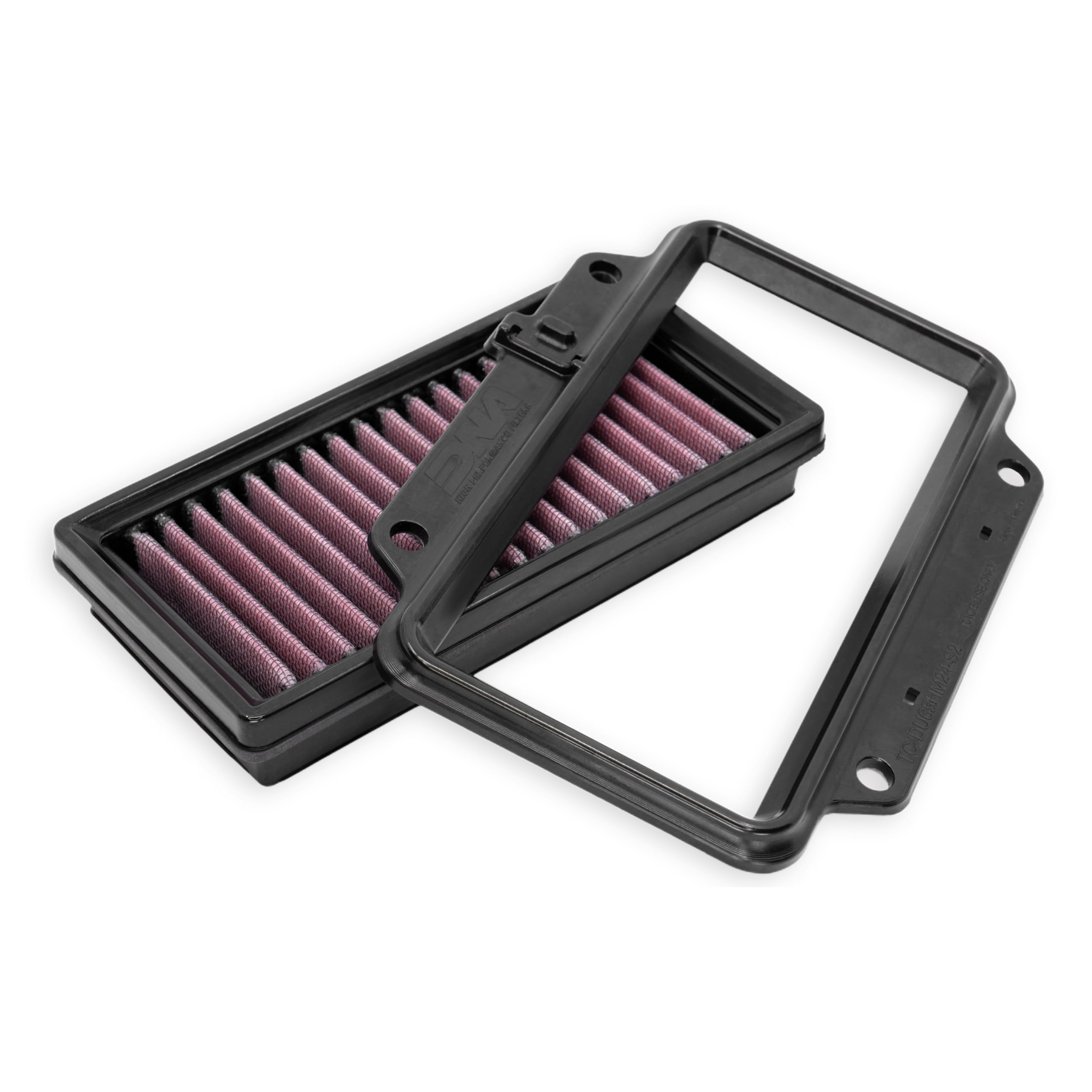 DNA High Performance Filters Airbox-Abdeckung Stage 2 und Filter-Kombination kompatibel mit Ducati Hypermotard 698 Mono (23-26) PN: P-DU65HM24-S2-COMBO