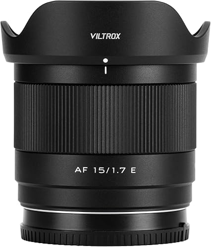 VILTROX 15mm F1.7 E, AF 15mm F1.7 Grande Ouverture Autofo…