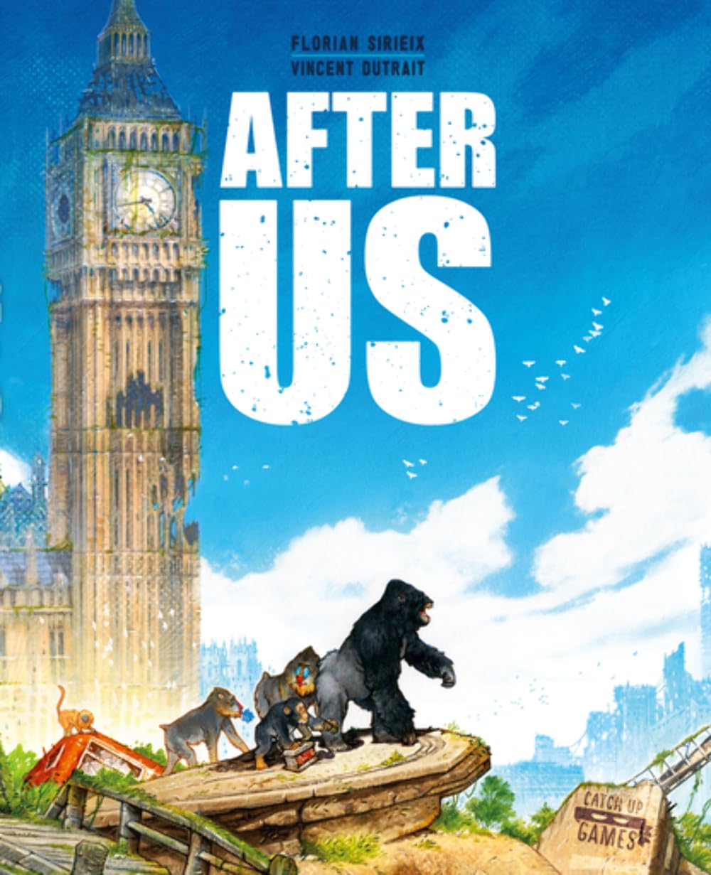 Catch Up Games After Us Brettspiel - Deckbau & Ressourcenmanagement für 6 Spieler, ab 12 Jahren