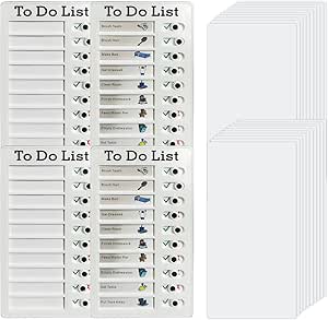 Task List Boards: YIDM 4 Pieces Checklist Board, Plastic Checklist Memo ...