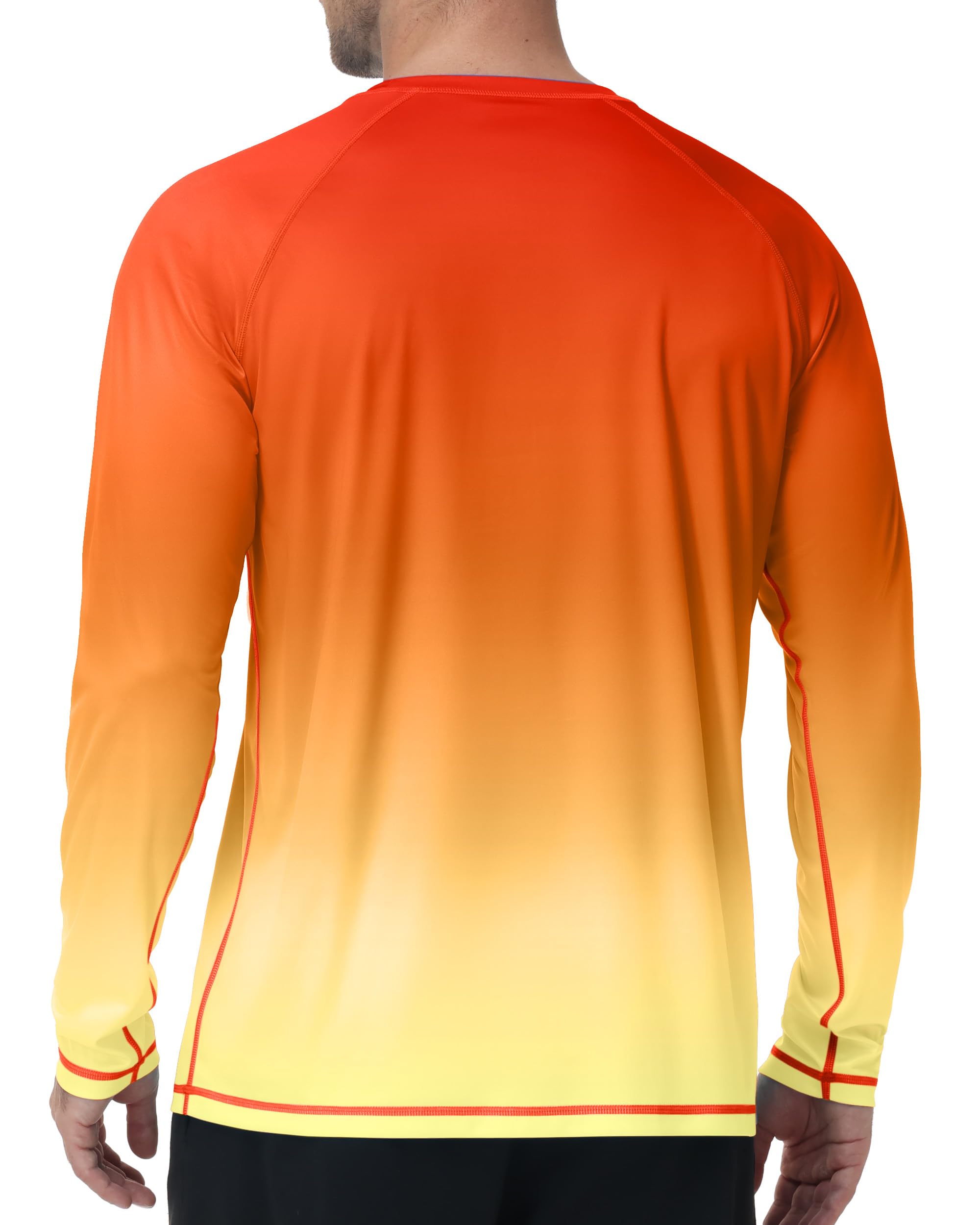 Roadbox Men's UPF 50+ Sun Protection Shirt Long Sleeve, Quick Dry Breathable Rash Guard for Swimming Fishing, Hiking & Running - Image 2