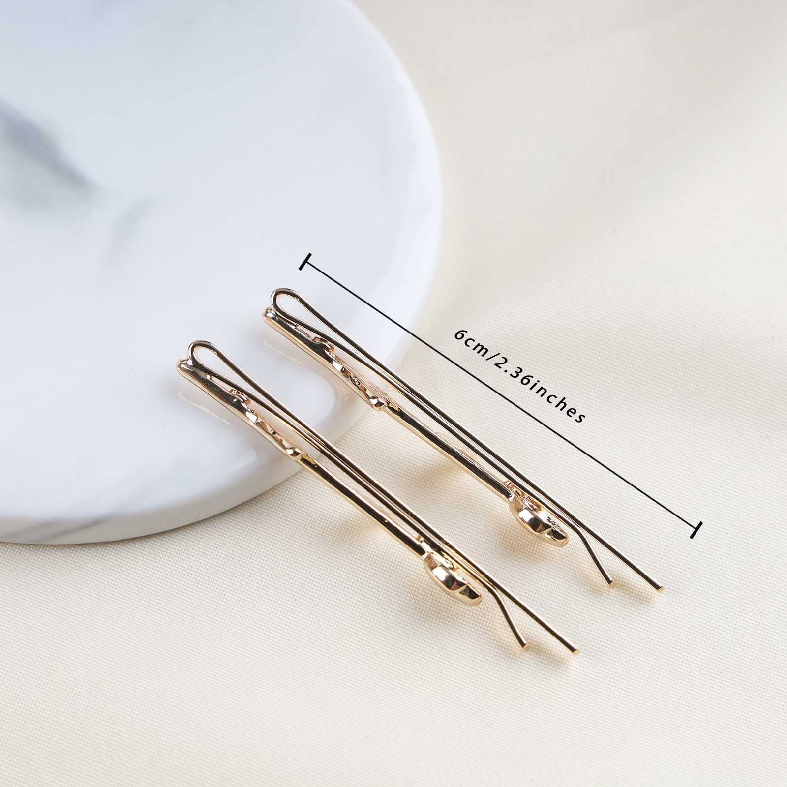 Amazon.com : Iaceble Boho Branch Leaf Hairpin Clips Gold 