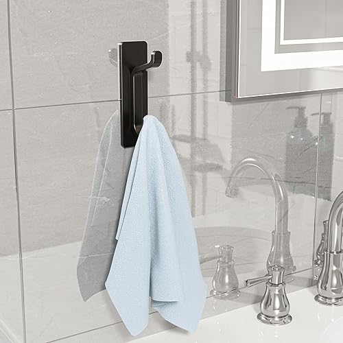 Miniatura 4 de Ganchos de pared autoadhesivos para colgar extra fuertes 13 libras, gancho para abrigo, toalla en baños, ducha, cocina, pared, gancho de puerta,