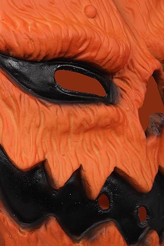 Miniatura 5 de Máscara de calabaza de Halloween para adultos, máscara de calabaza aterradora, máscara de látex para casco de Jackolantern, máscara para mascarada