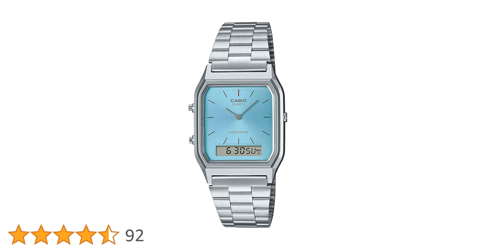 【新品未使用箱付き】CASIO AQ-230A-2A2 Casio AQ-230A-2A2 Tiffany Blue Quartz Watch Used From Japan