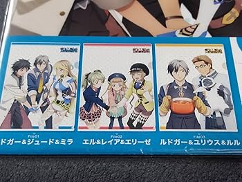 テイルズ エクシリア2 eeoくじ 特典 コースター ルドガー ジュード ミラ 大人気RPG『テイルズ オブ エクシリア2』のオンラインくじ「eeo