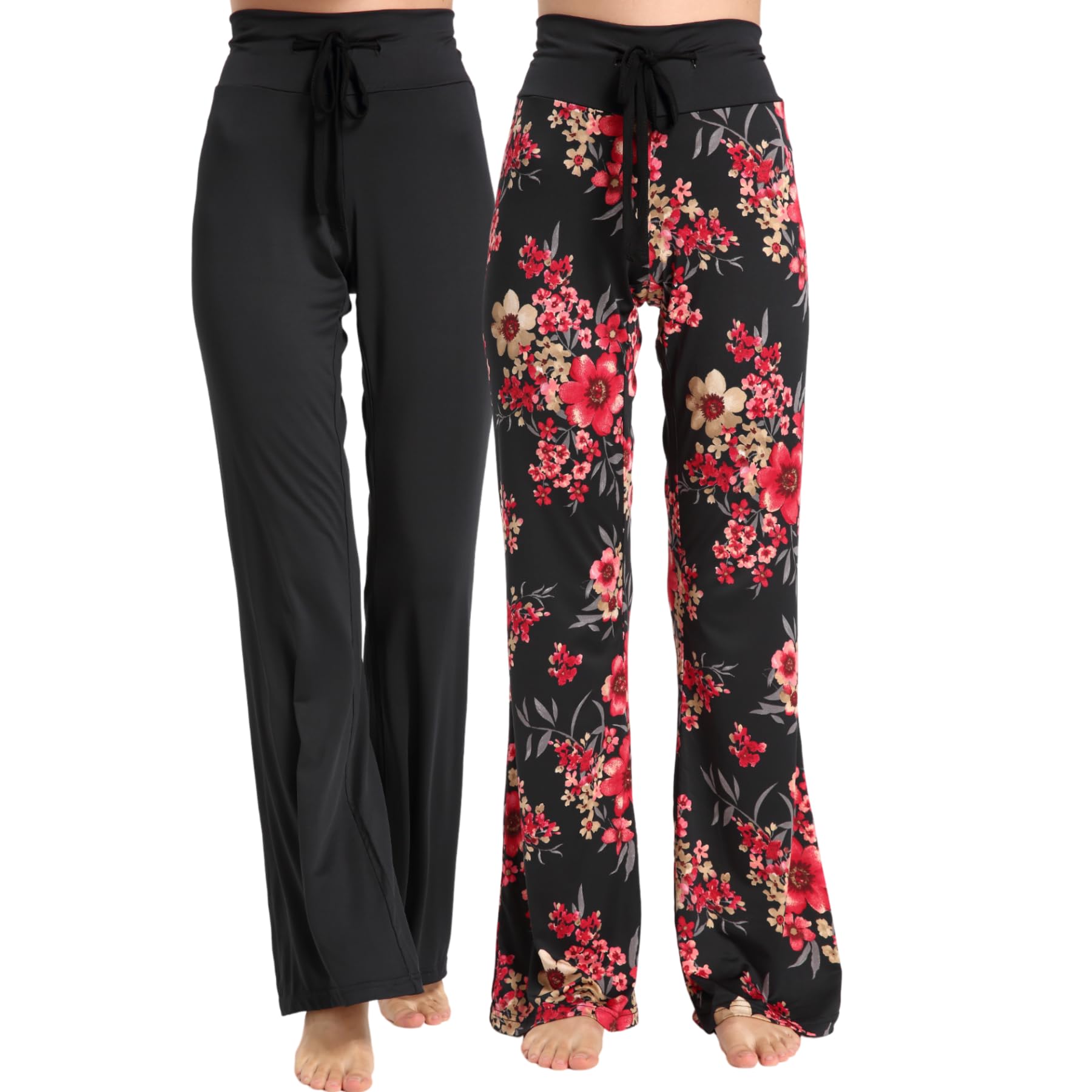 CYZ Womens Casual Stretch Cotton Pajama Pants Simple Lounge Pants