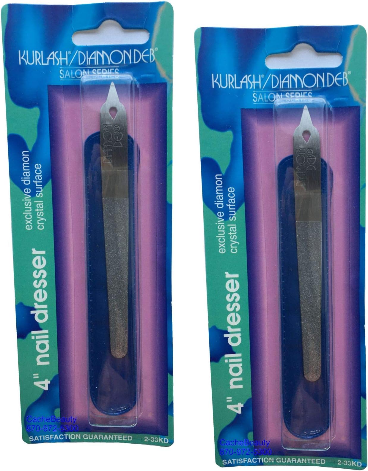 Diamon Deb Nail File 4" (4 inch) (Pack of 2)