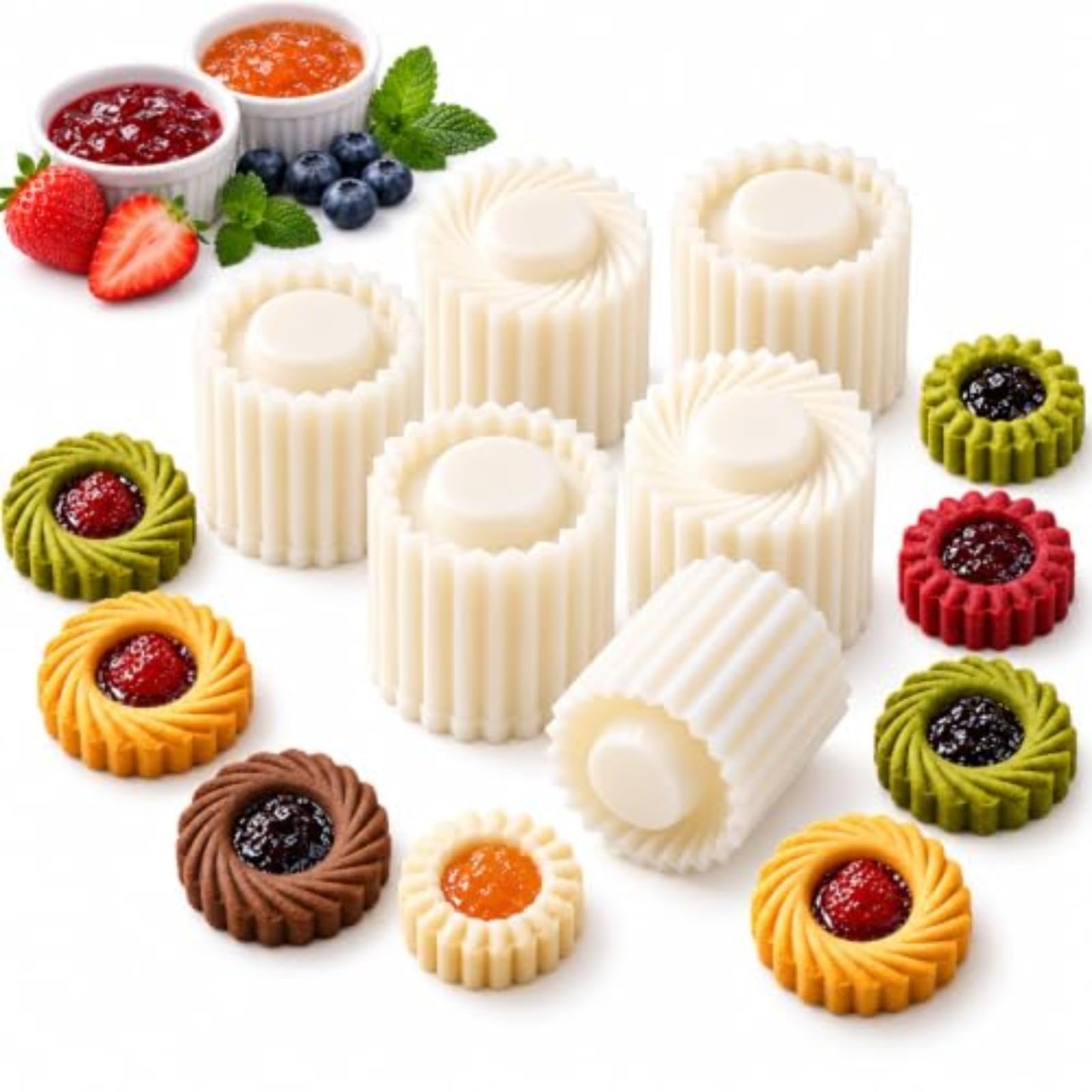 Creative Double-Ended Pastry Mold,2-in-1 Double-Sided Pastry Mold (6PCS)