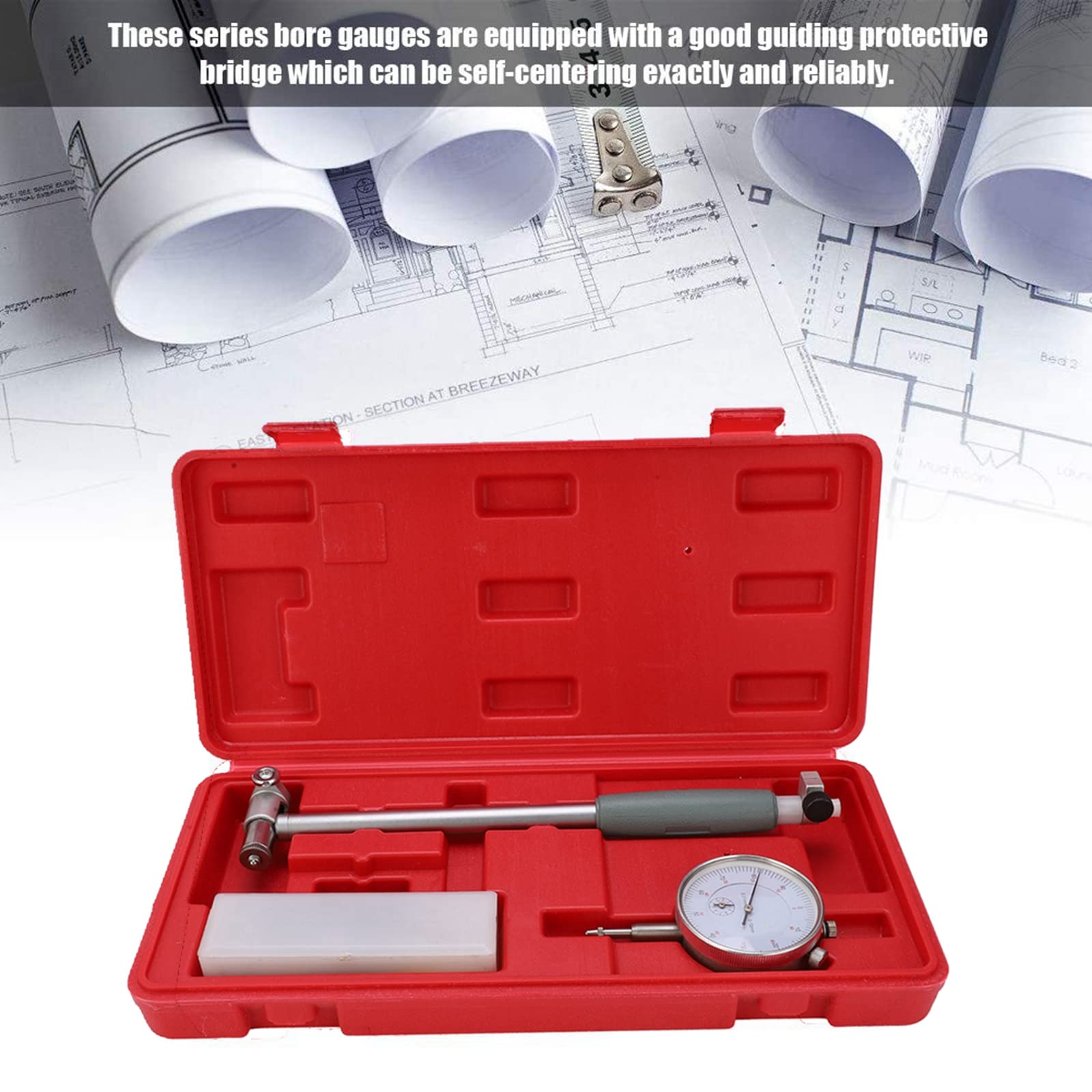 Manometro a quadrante, set di calibri da 50-160 mm o kit di utensili a cilindro, indicatore di diametro, motore di misurazione con testina di misurazione