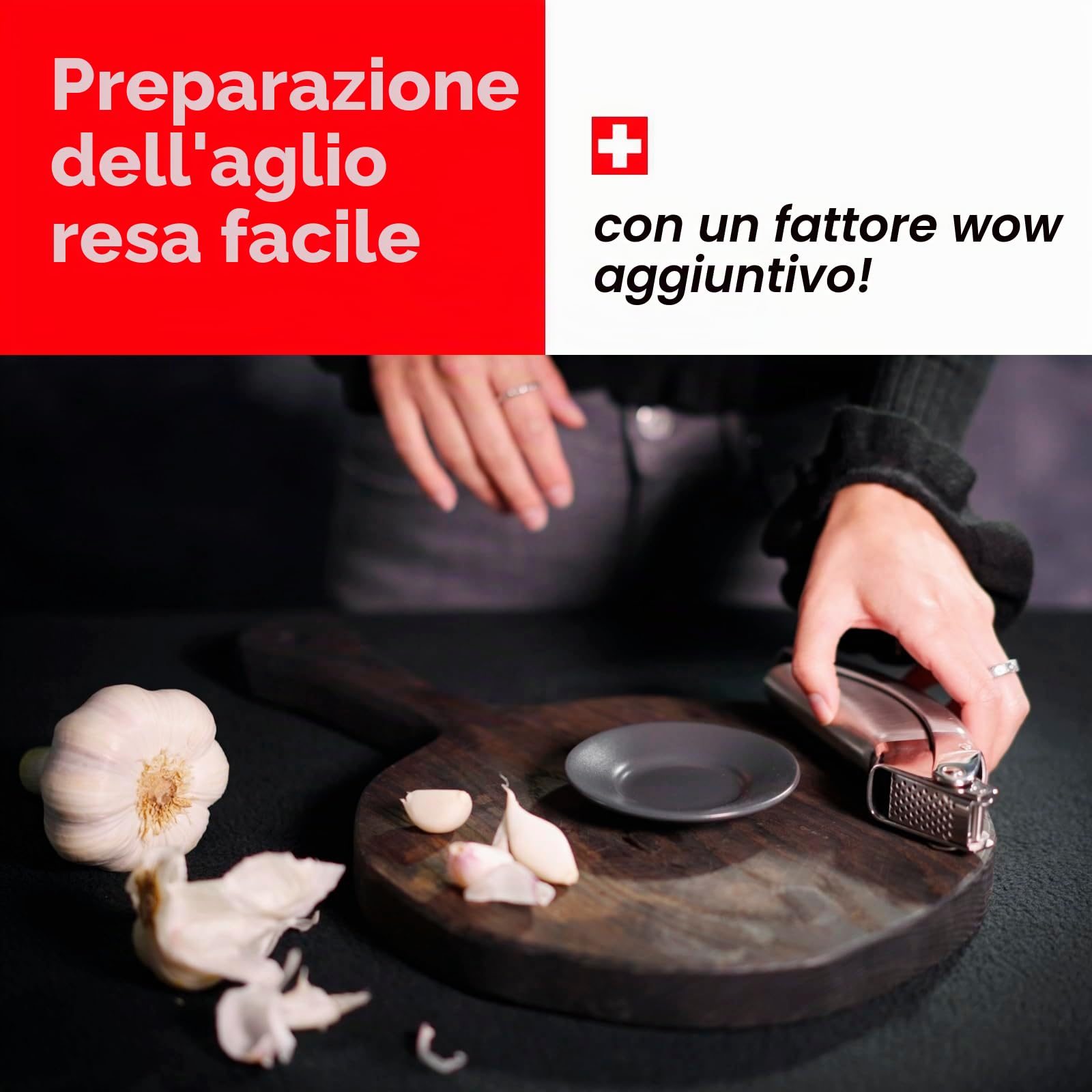 Kuhn Rikon, Spremi aglio in acciaio inox