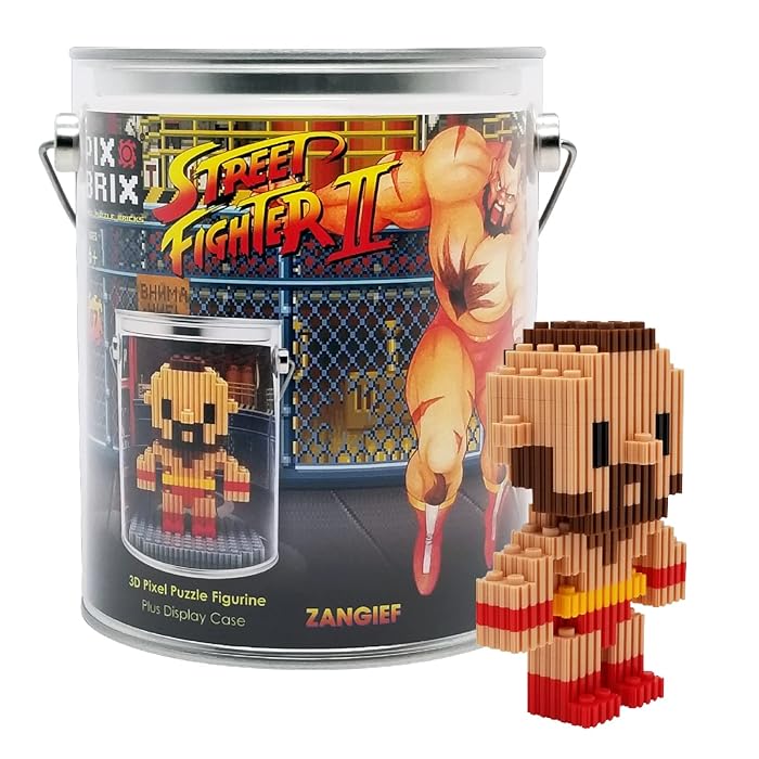Buy Pix Brix Street Fighter II Mini Pixel Figurines, Zangief