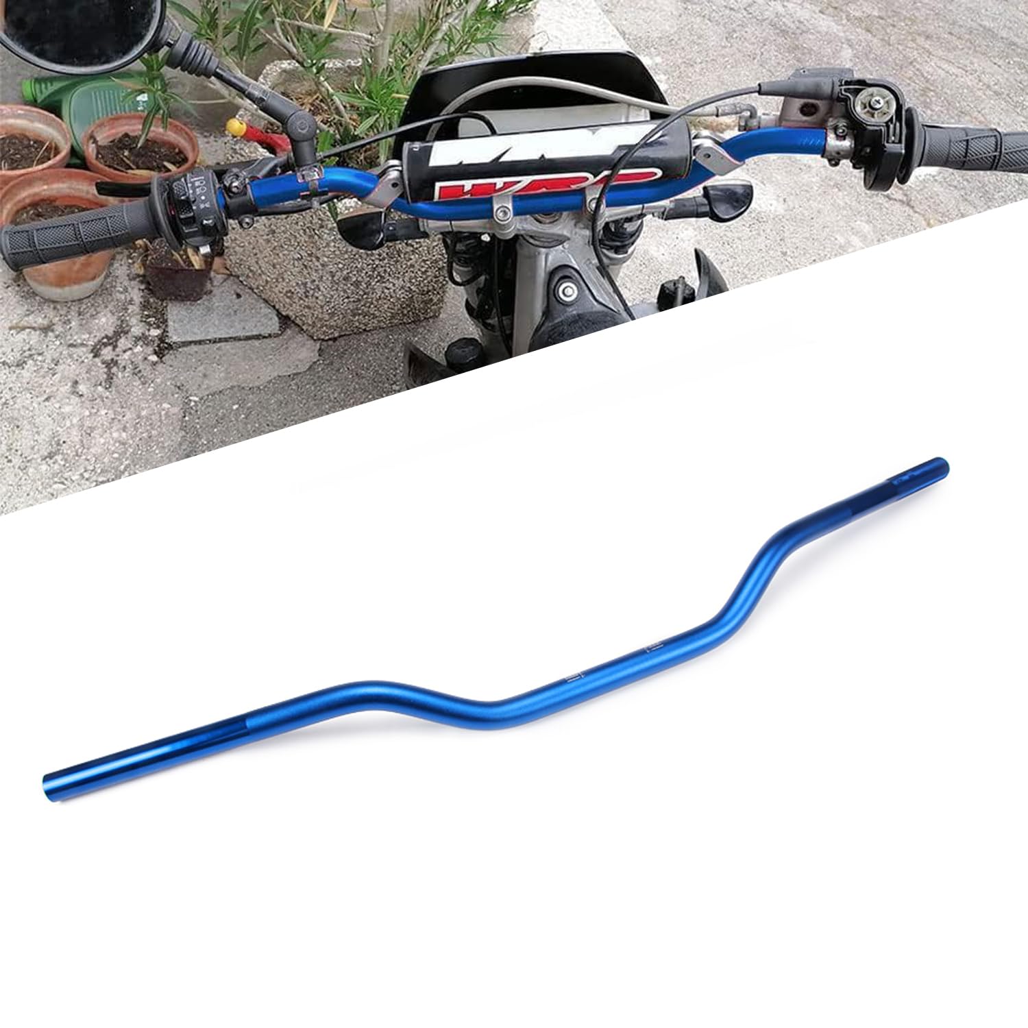 Manubrio Moto 22mm,Manubri Piega Bassa 7/8\