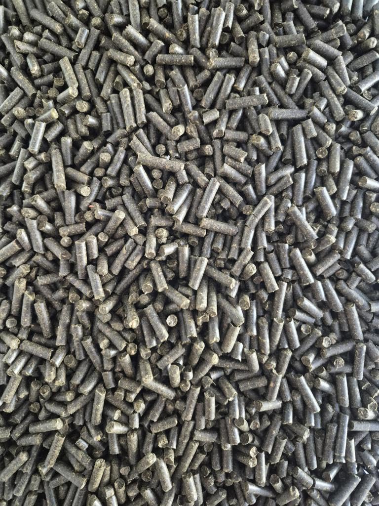 Walnussblätter Pellets 4 mm – 100% Walnussblätter | Naturfutter für Garnelen, Krebse, Schnecken & pflanzenfressende Welse | Ohne Zusatzstoffe 2500Gr