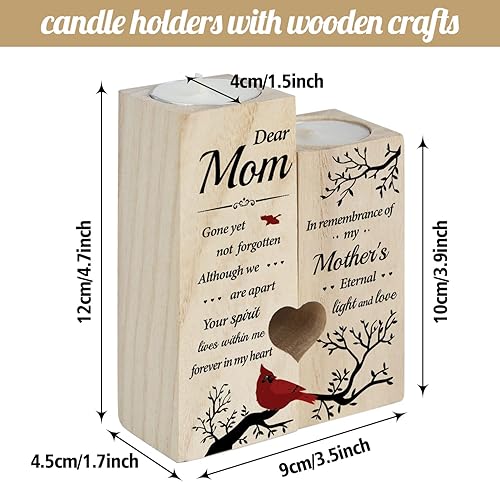 Miniatura 3 de Regalos conmemorativos  Regalos de velas conmemorativas para la pérdida de la madre  Regalo de condolencia por pérdida de mamá, regalo de duelo por