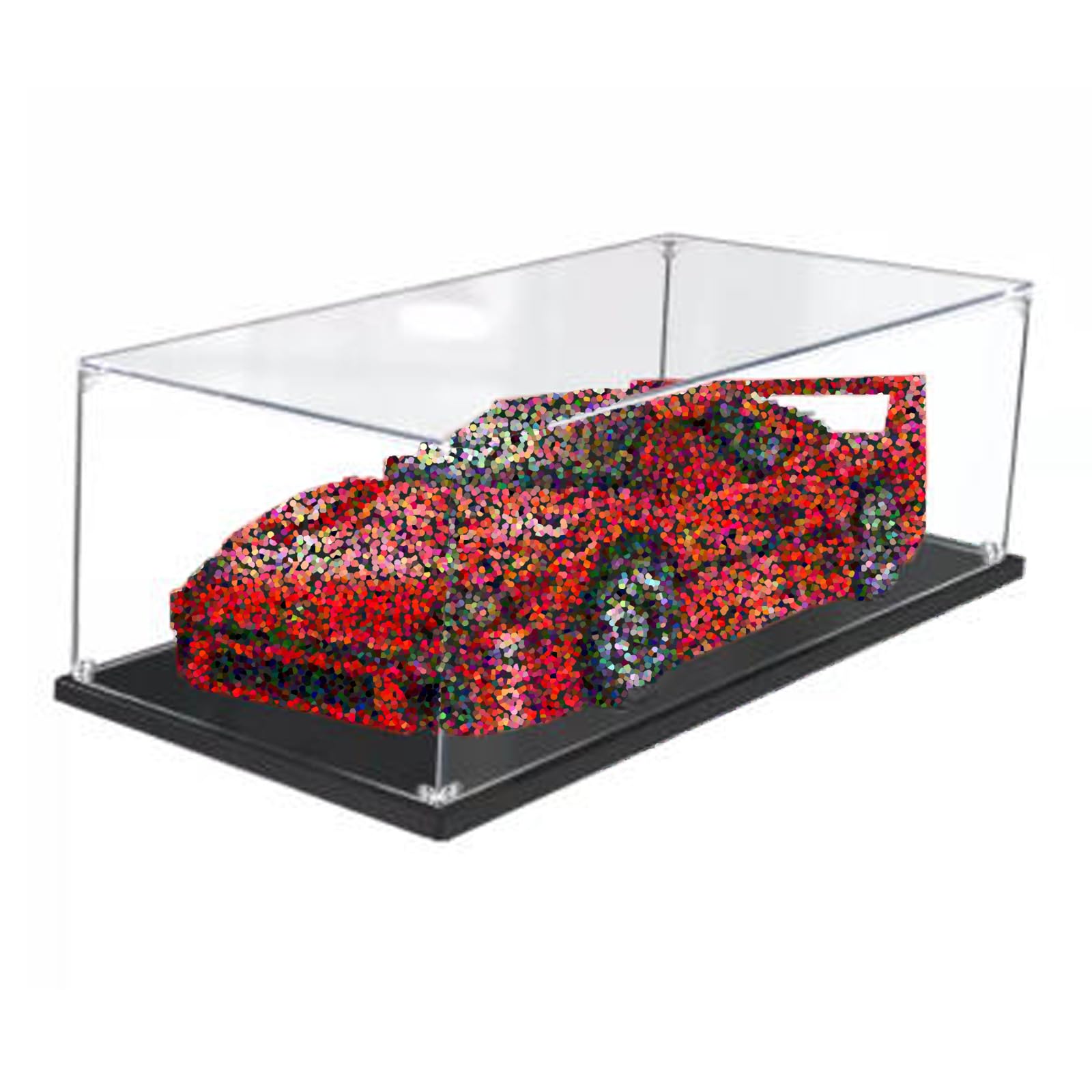 Clear Acrylic Display Case Only for Lego 10248 Racing (2mm)