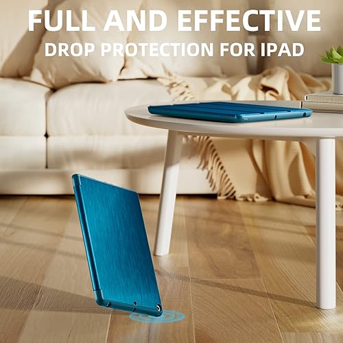 Miniatura 7 de Akkerds Funda compatible con iPad de 10.2 pulgadas 2021/2020/2019, para iPad de 9ª/8ª/7ª generación con soporte para lápices, protección con parte