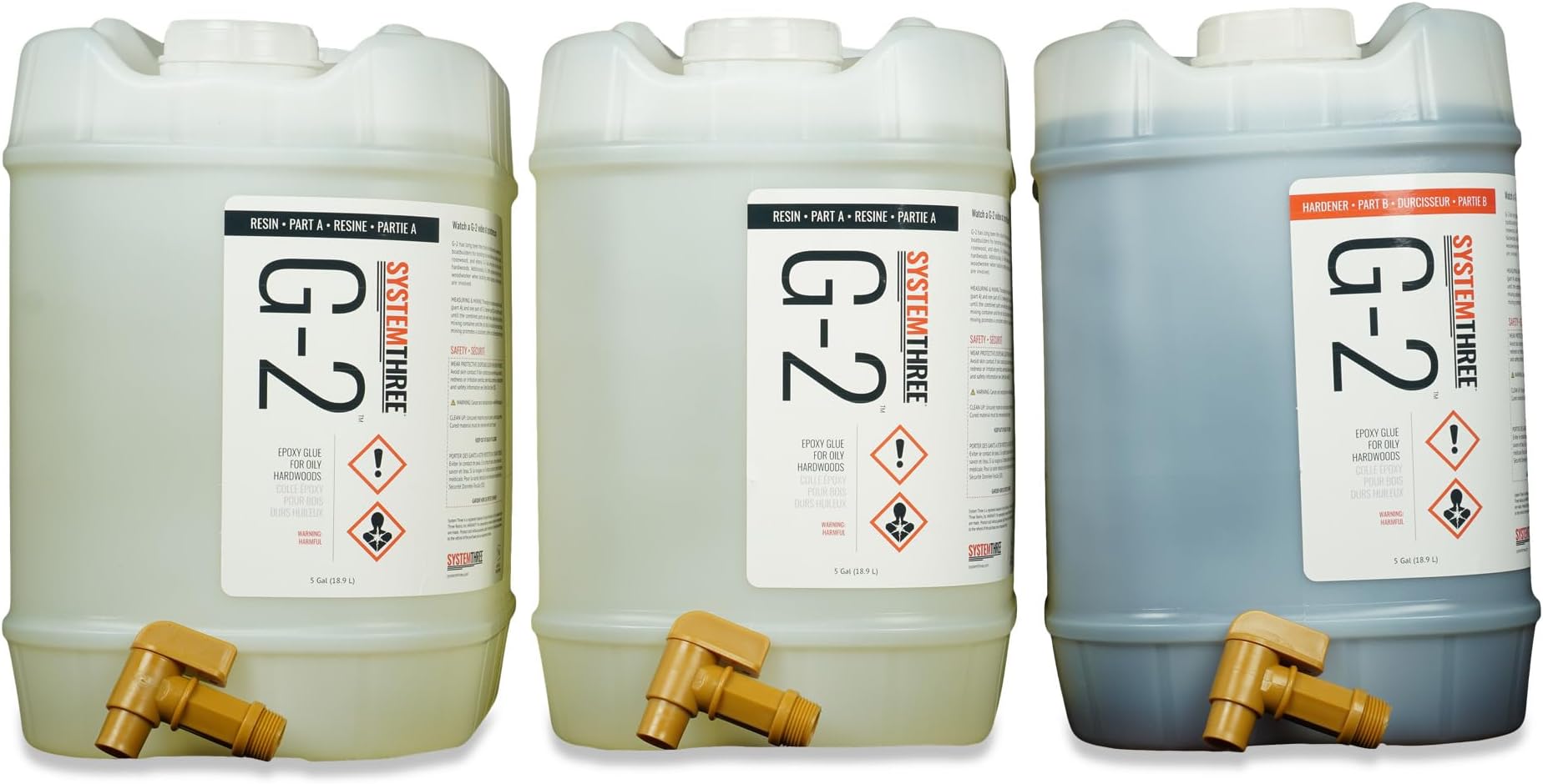 - System Three G-2 Epoxy Adhesive, 15 Gallon Kit