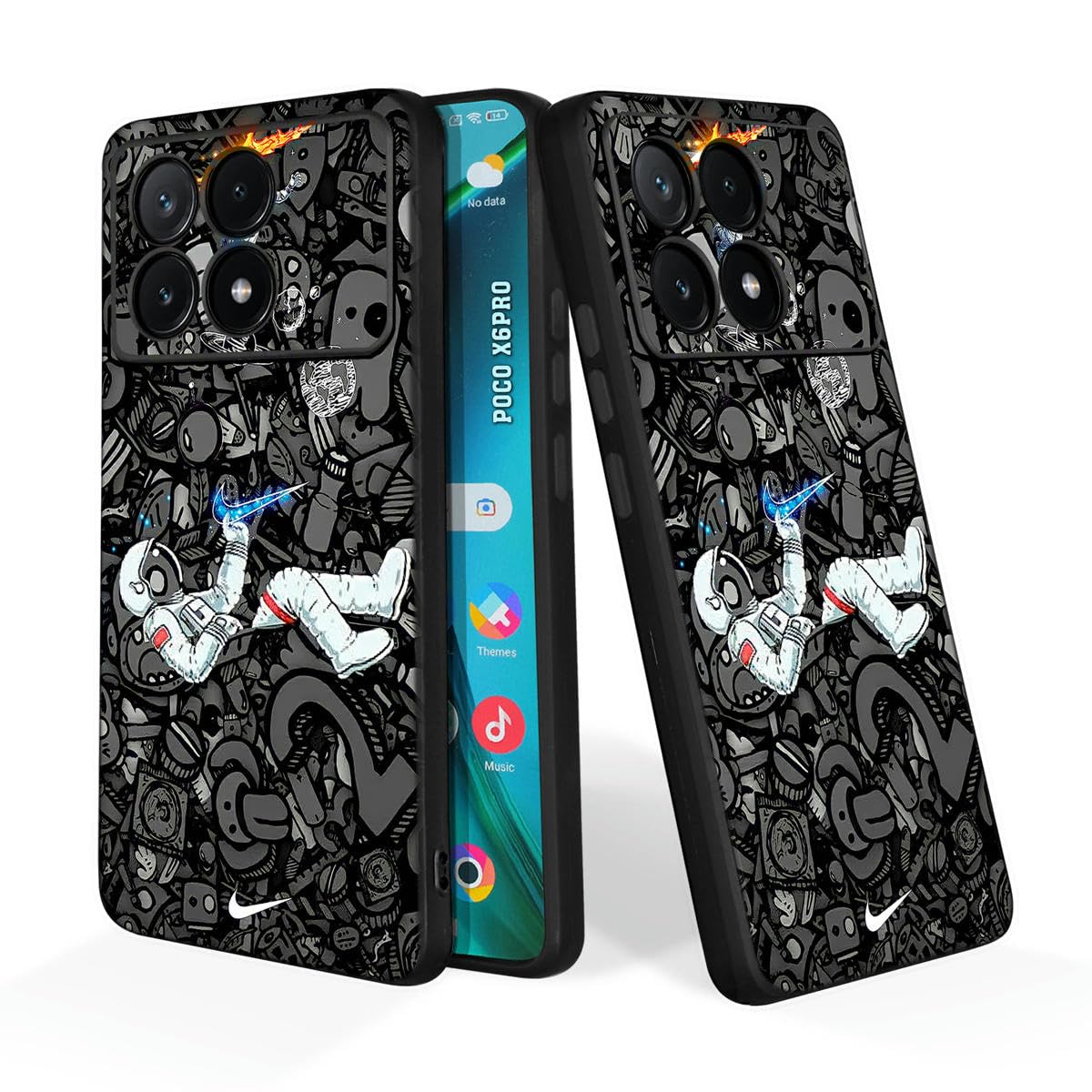 PrintWhiz Soft Silicone Mobile Back Cover Compatible with Poco X6 Pro (Multicolor)(@21-POC-X6PRO-241) (B0D4D18RVH) Amazon Price History, Amazon Price Tracker