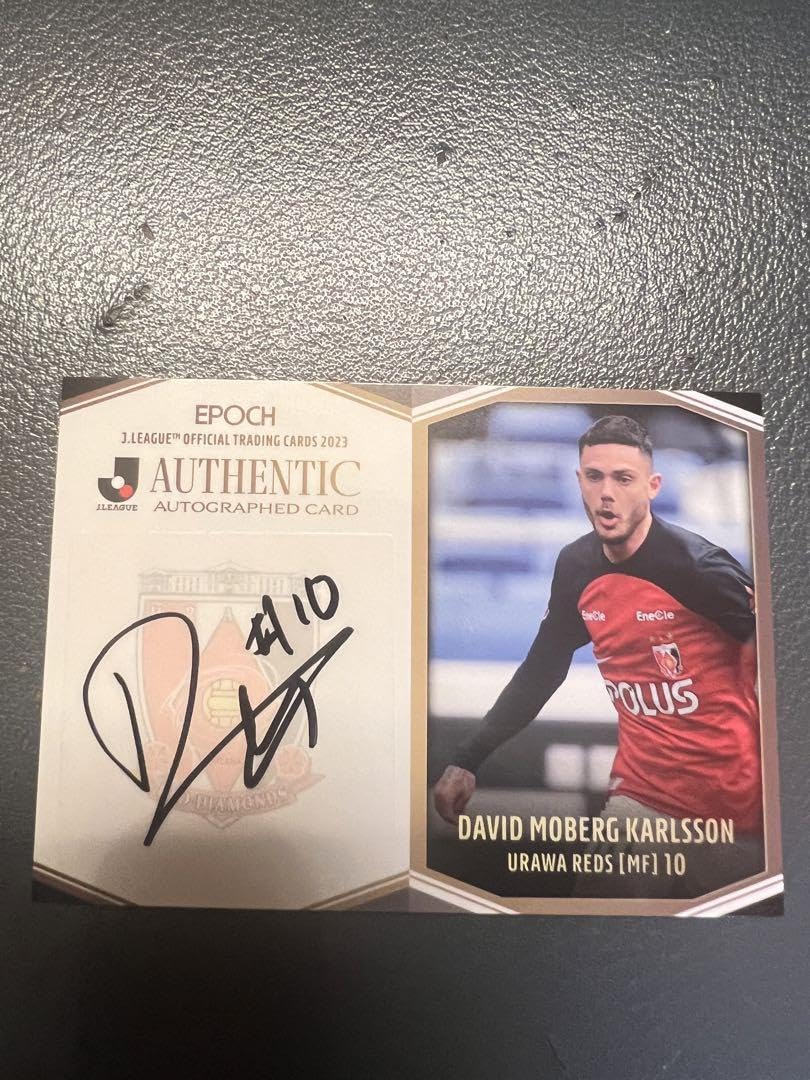 元 浦和レッズ ダヴィド モーベルグ 直筆サイン入りカード2022年 2022