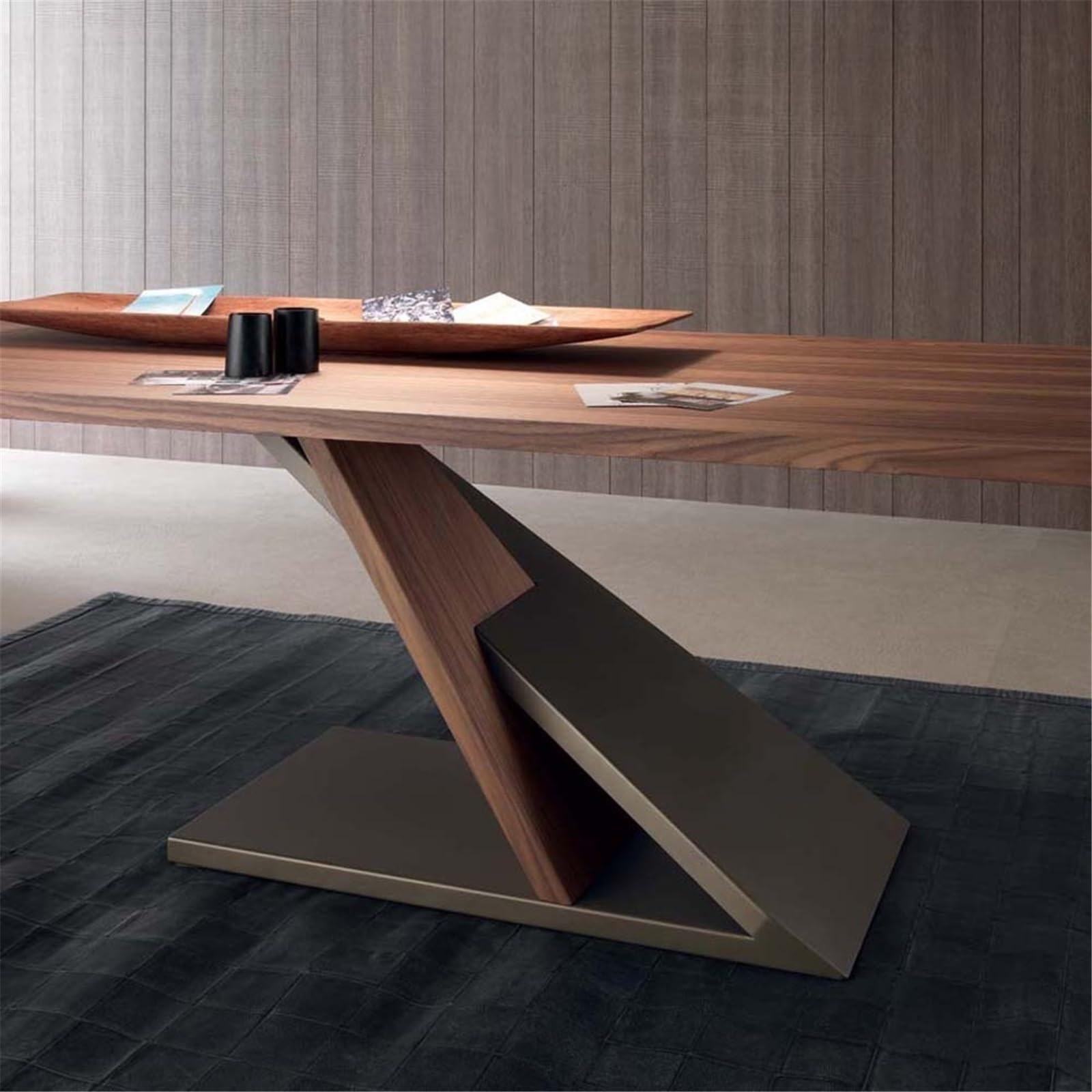 Table Table de conférence Poste Travail Bureau en Bois Moderne(M)