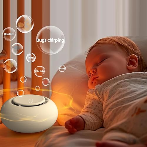 Miniatura 4 de Máquina de sonido portátil para bebés ruido blanco para bebés, niños y adultos función de temporizador 12 sonidos relajantes Duerme tranquilo 15