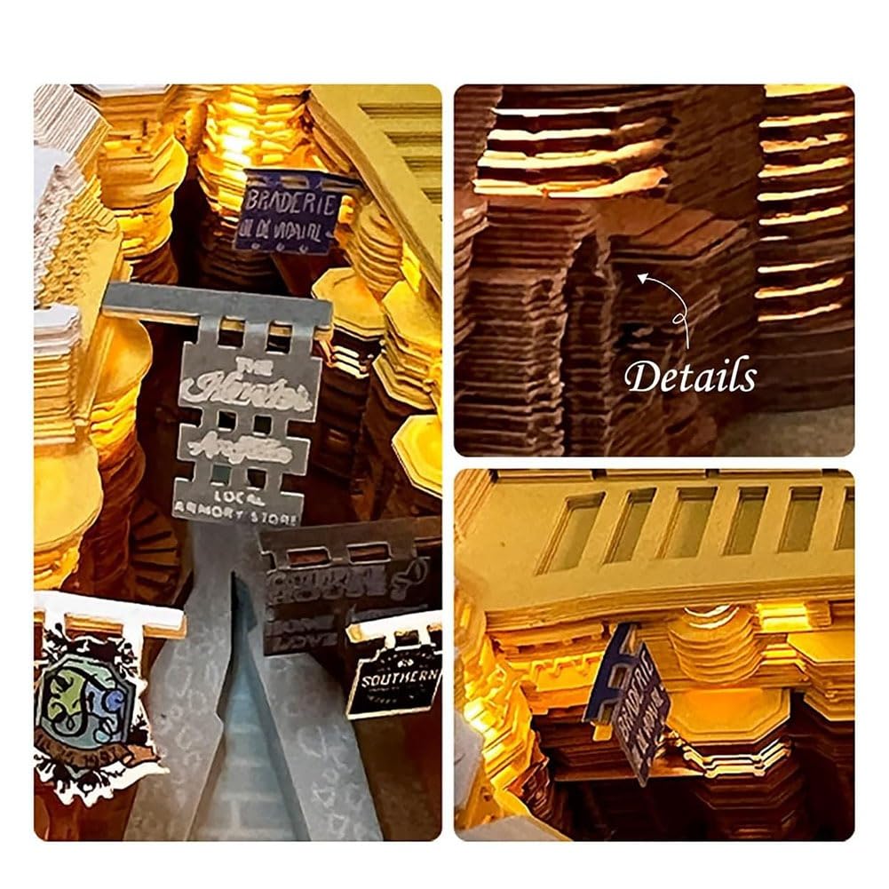 GajUst Calendario 3D 2024 - Blocco Appunti Con Castello Magico, Da Tavolo Creativo - Foto 6