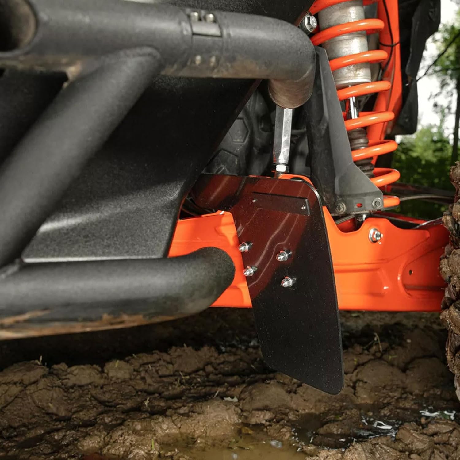 Eujgoov Trailing Arm Mud Flap Rugged HDPE Rear Trail Arm Guard X3 Turbo R RS Trail Mud Flaps