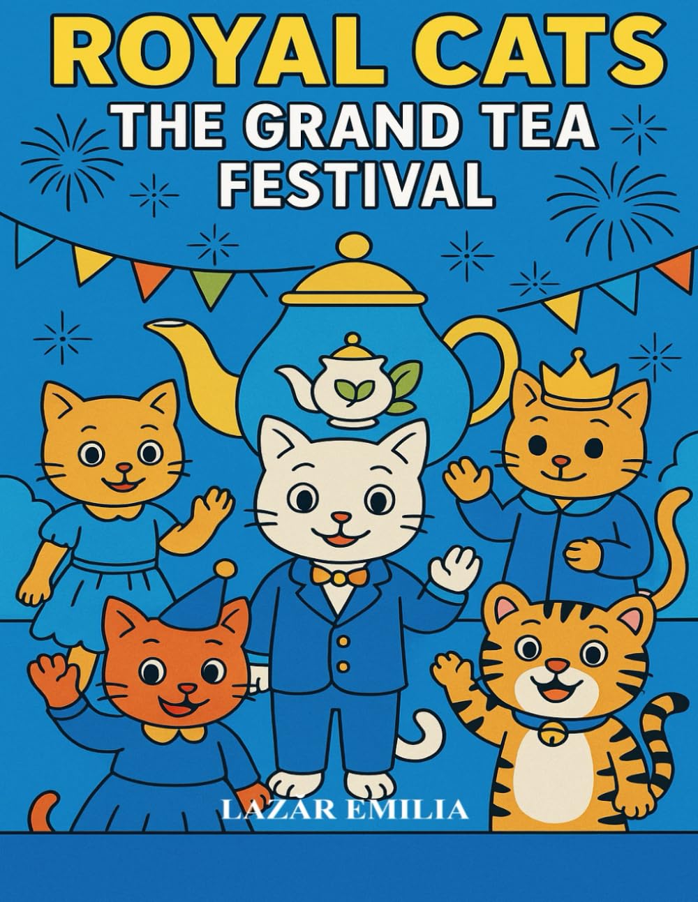Royal Cats: The Grand Tea Festival – A Magical Coloring Adventure: 50 Charming Festival Scenes to Color: Parades, Music, Dances, and Royal Celebrations (Royal Cats Tea Universe)
