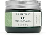 The Body Shop Aloe Soothing Crème de jour pour la peau sensible & Crème naturelle du visage 48hr Hydratation, 50ML