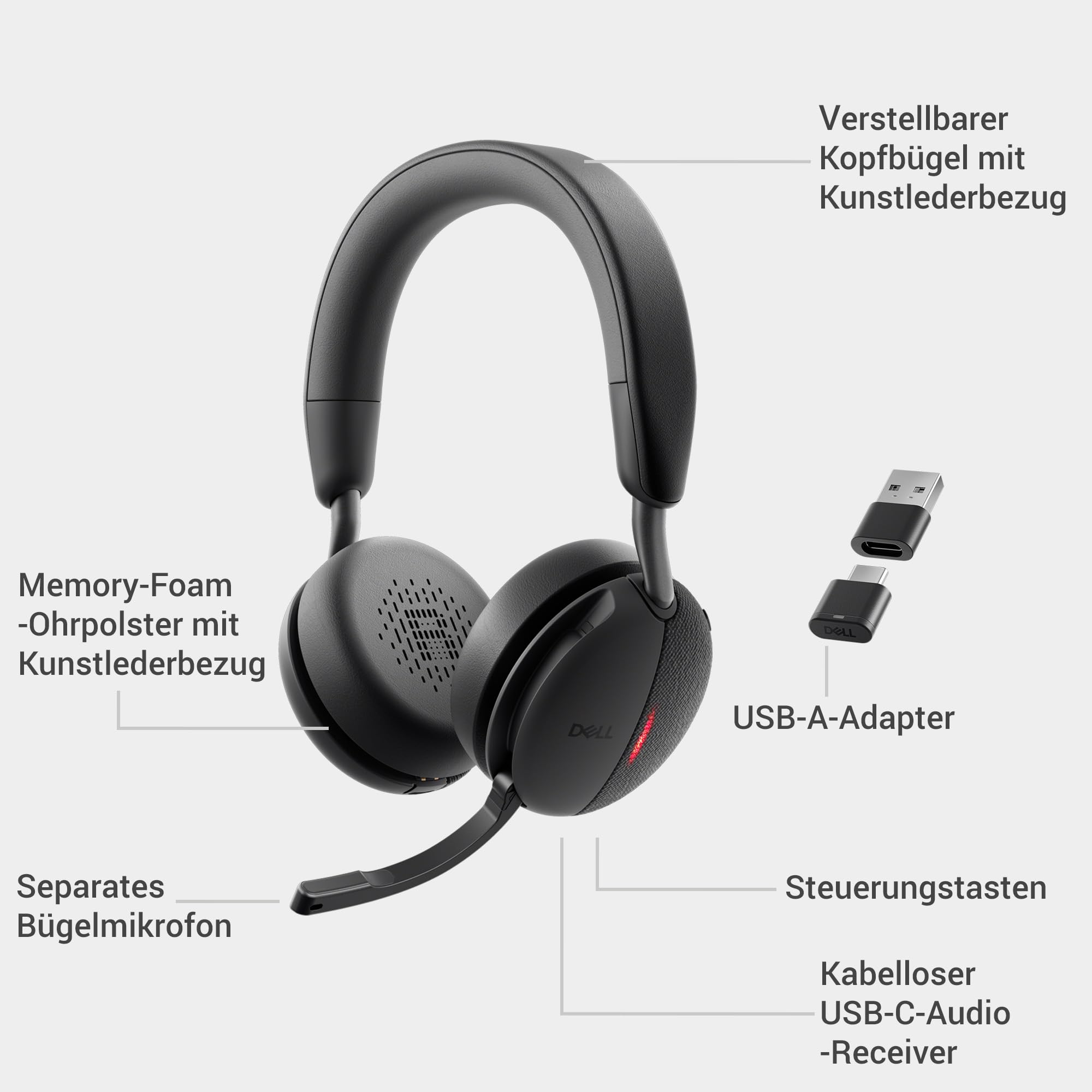 Dell Pro kabelloses Headset mit ANC – WL5024