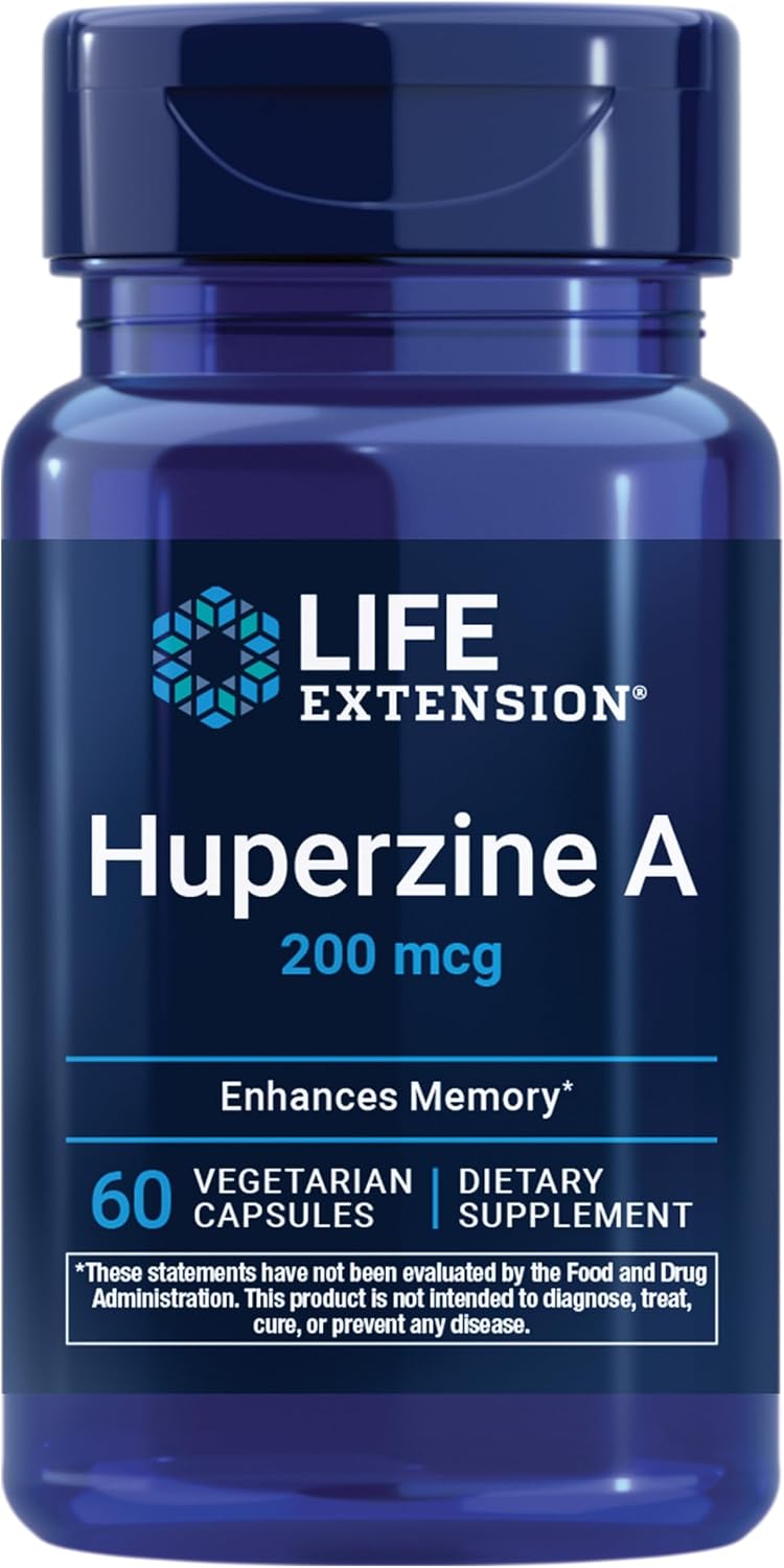 Life Extension Huperzine A, 60 Capsules