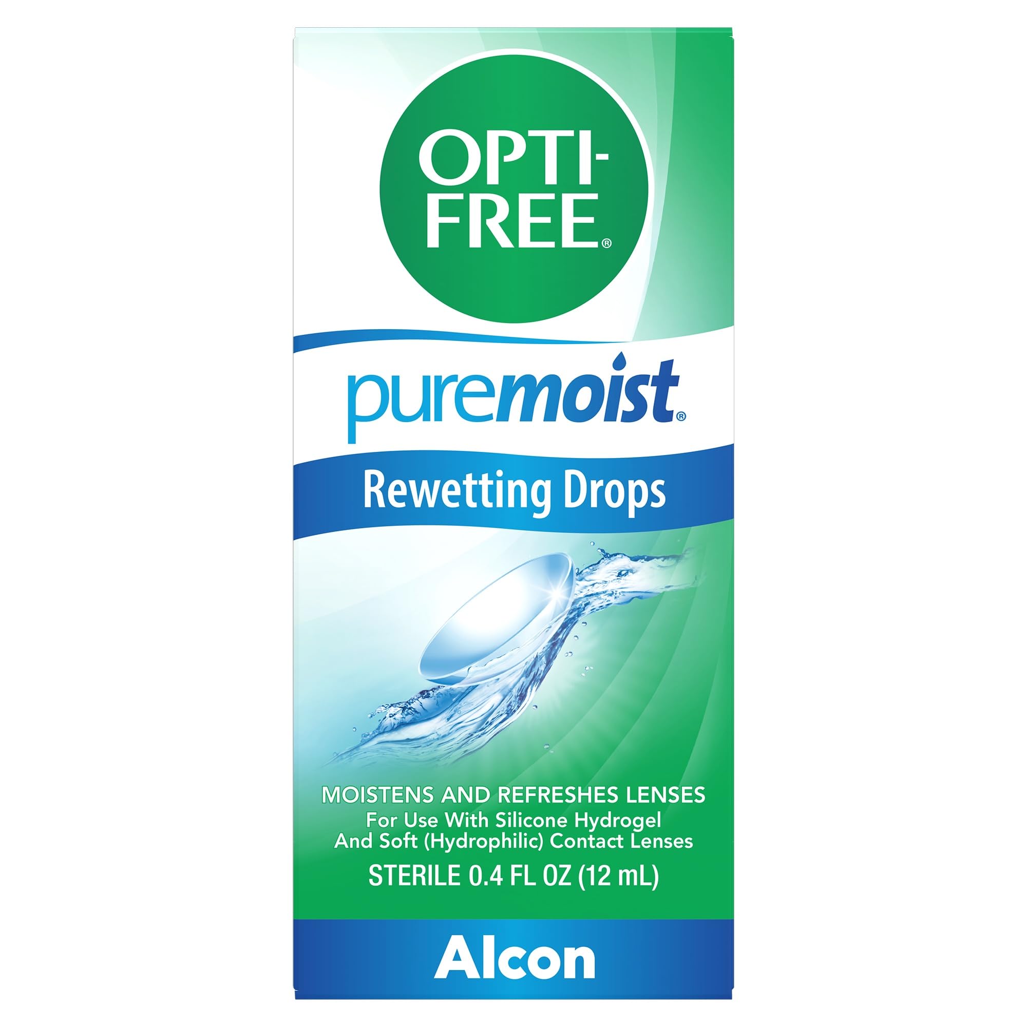 OPTI-FREE Puremoist Contact Lens Rewetting Drops, 12 mL — Amazon image 5
