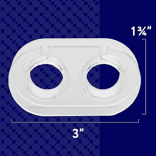 Miniatura 4 de IMPRESA Enrollador de cable para ventana, paquete de 4, plástico duradero, transparente, gestiona persianas pesadas con facilidad, no requiere