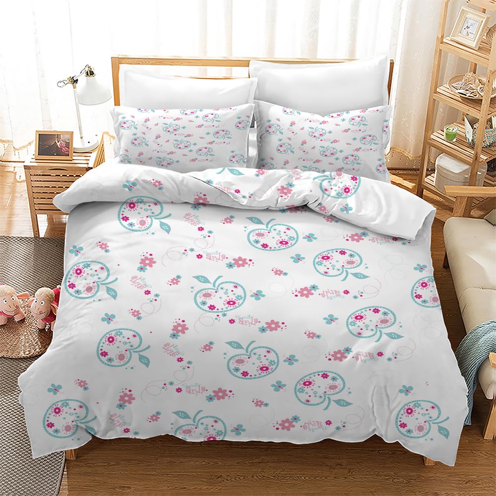 Housse de couette microfibre ultra-douce 220x240 avec fermeture éclair pratique