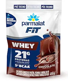 Whey Protein Concentrado Chocolate Parmalat Fit 450g