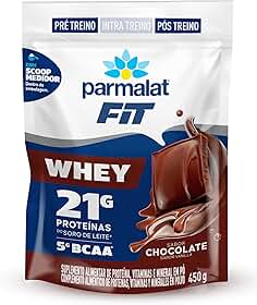 Whey Protein Concentrado Chocolate Parmalat Fit 450g