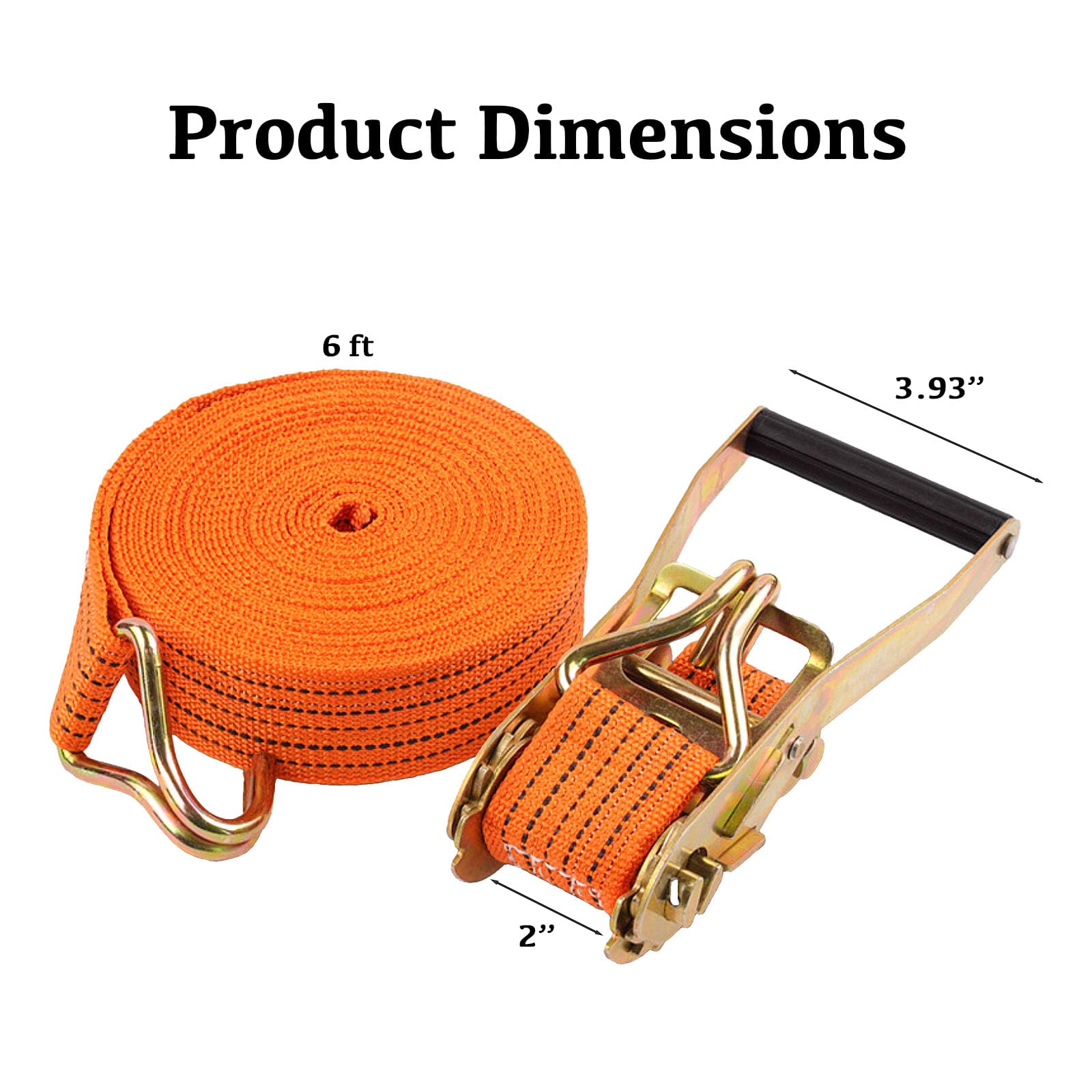 4PC Ratchet Straps, 2