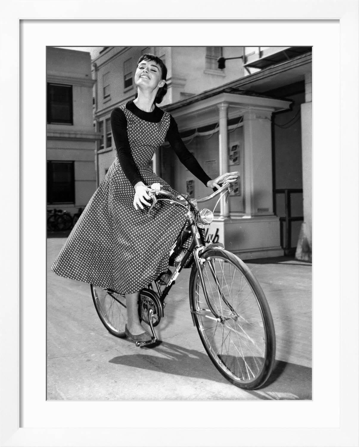 Amazon.com: ART.COM Wall Photo Audrey Hepburn on Set of Film