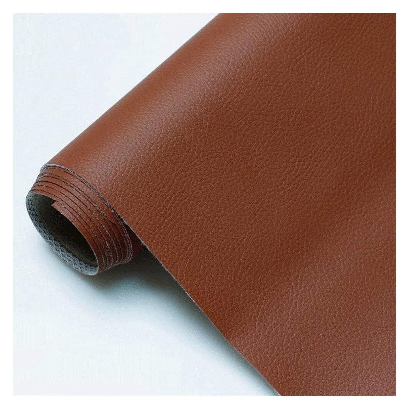 Waterproof Faux Leather Fabric， Faux Leather Leatherette 0.7mm PU Litchi Vinyl Canvas Back 138x100cm Hair Bows Craft DIY
