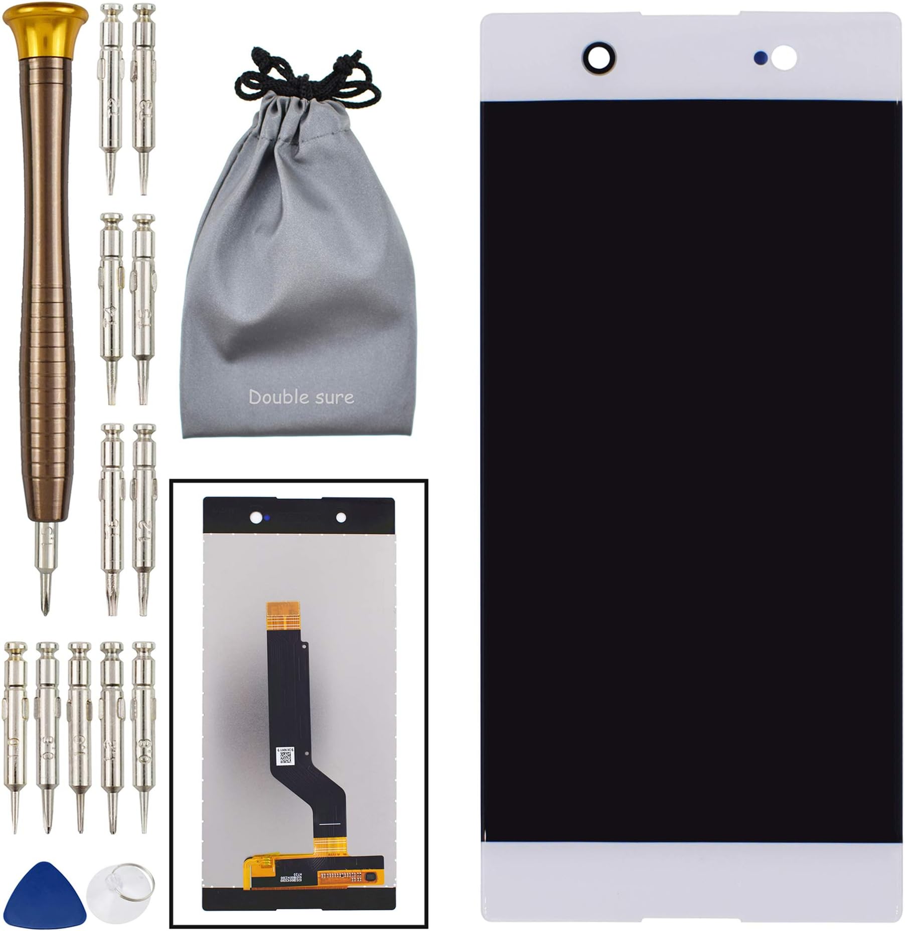 Touch Digitizer LCD Display Screen Replacement for Sony Xperia XA1 Ultra White G3226 G3221 G3212 G3223