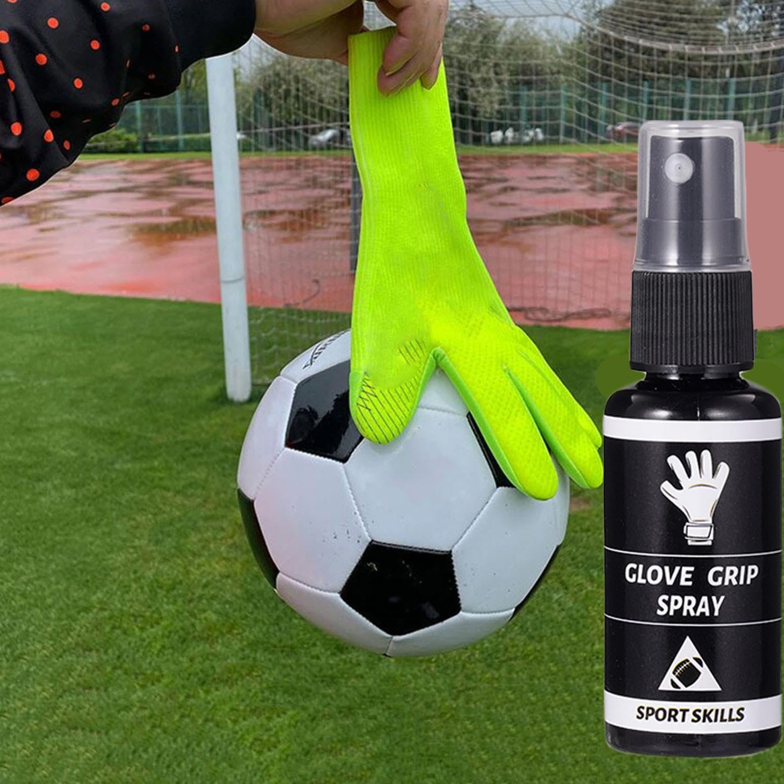 Adhesif Gants Gardien Spray Adhésif Pour Gants De Gardien De But - Augmente La Prise Balle - Foot Handball Bandes Fixation Gants Gardien